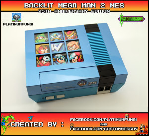Backlit Mega Man 2 NES 3294 for web