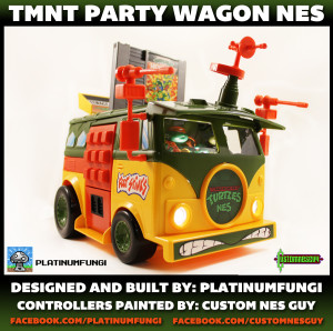 tmnt party wagon nes nintendo turtle van teenage mutant ninja turtles mod platinumfungi custom guy jared guynes 2014 movie anniversary